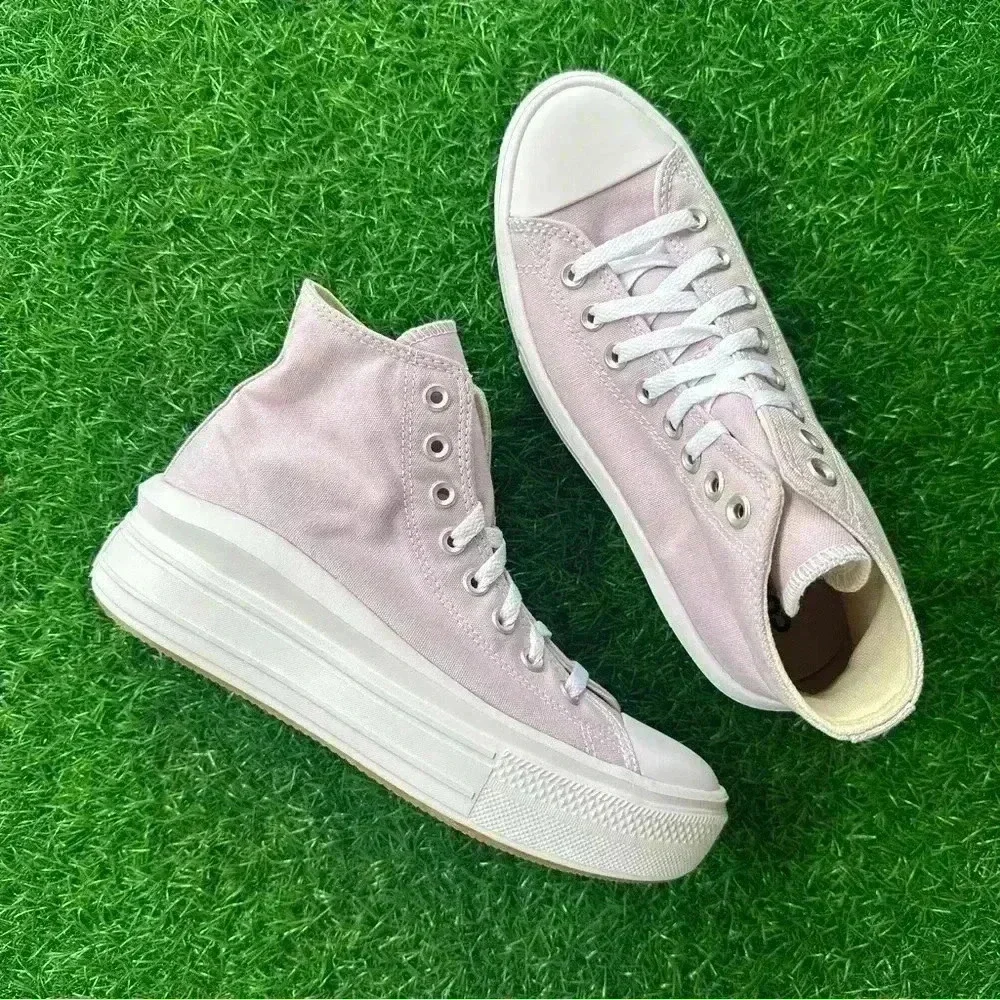 Converse Chuck Taylor All Star Move Hi Pale Amethyst - Picture 7 of 8